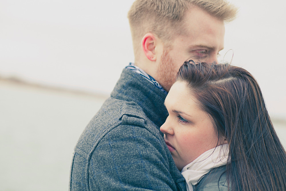 candid Collingwood engagement photos