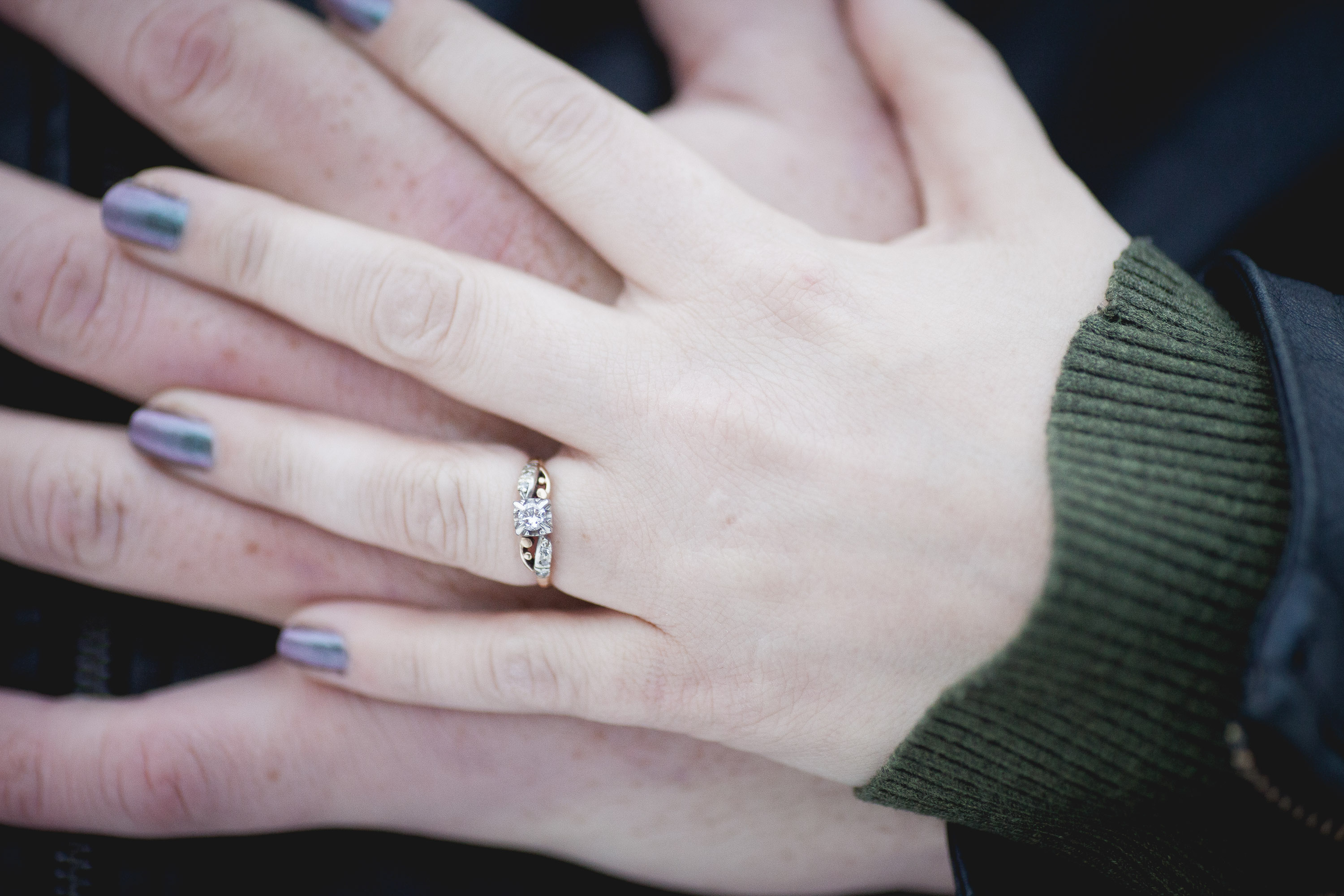 Blue Mountain engagement photography