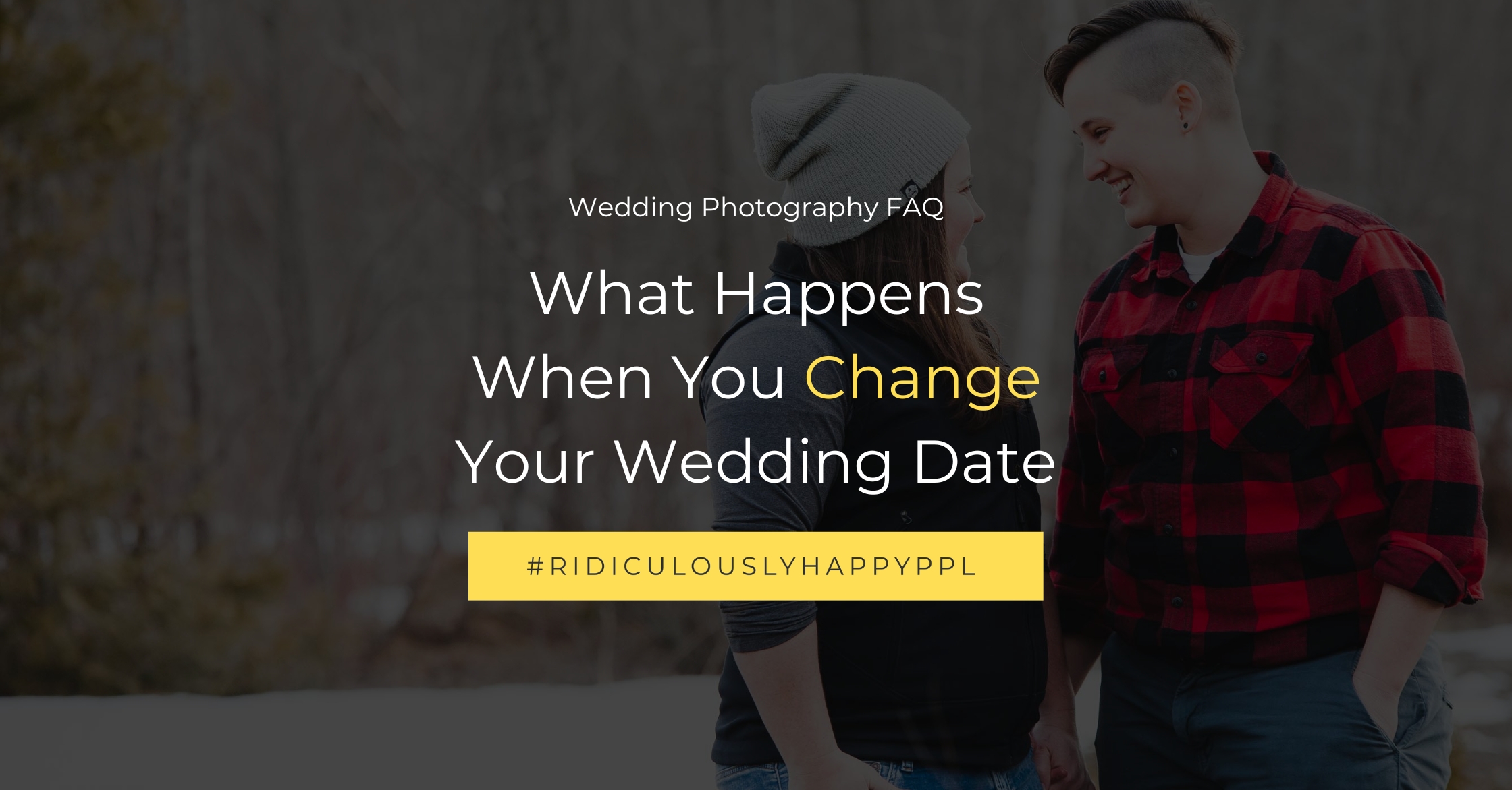 changing wedding date contract