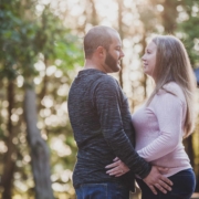 sunset engagement photography in Owen Sound