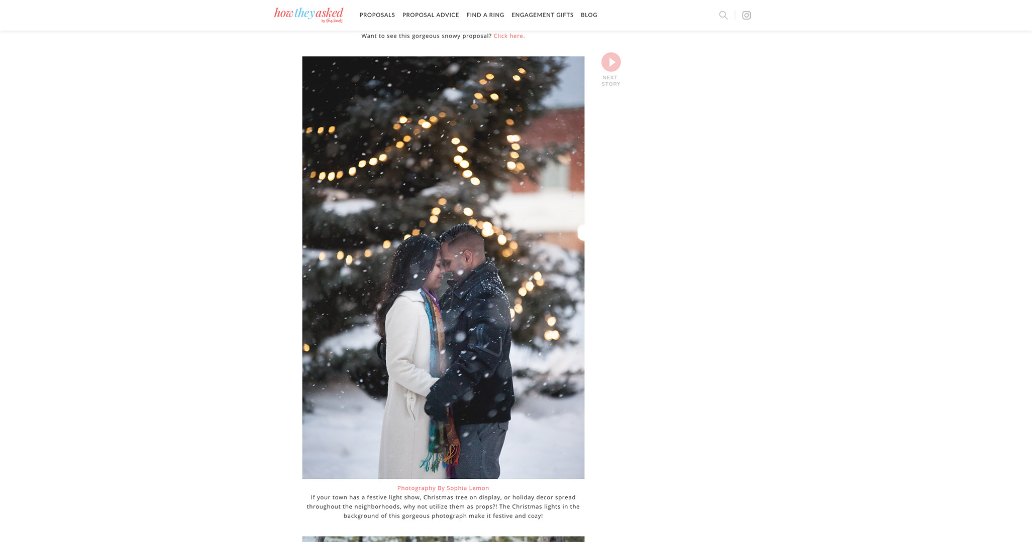 how they asked proposal photography feature