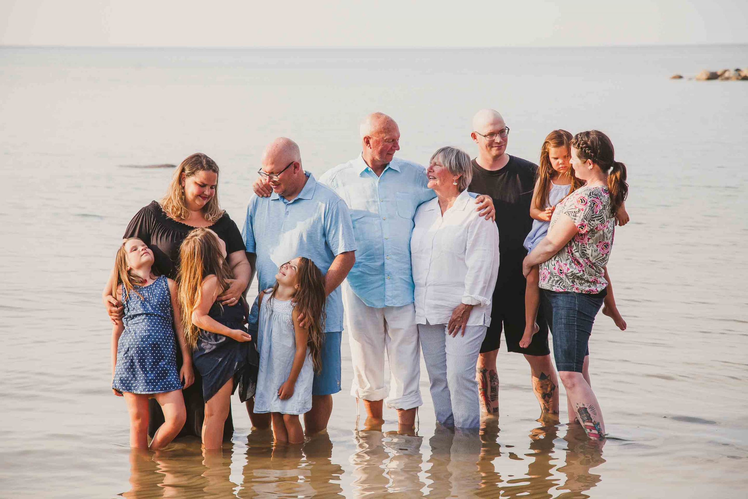 family photography on the beach