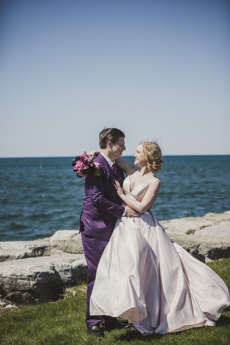 waterfront wedding photography