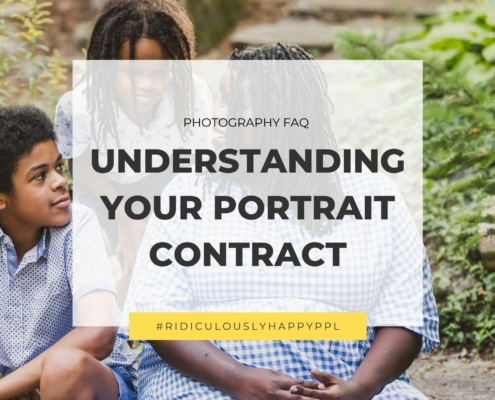 family photo contract