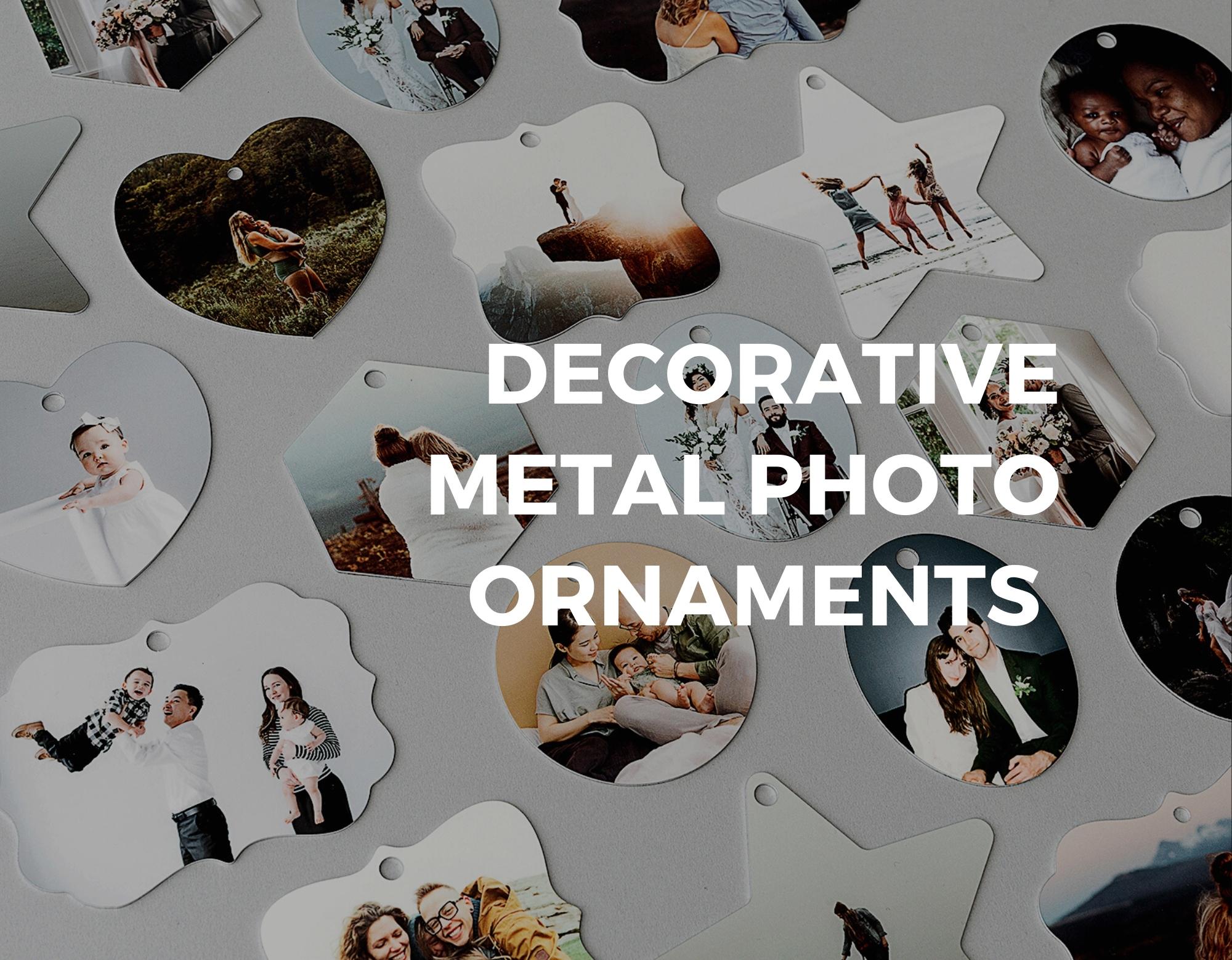 Etsy decorative metal photo ornaments