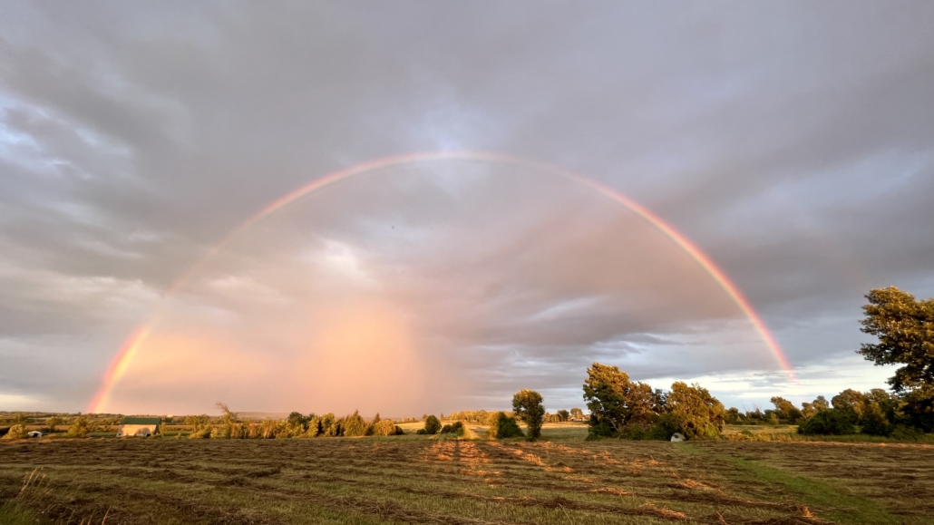 amazing rainbow in Meaford, Ontario