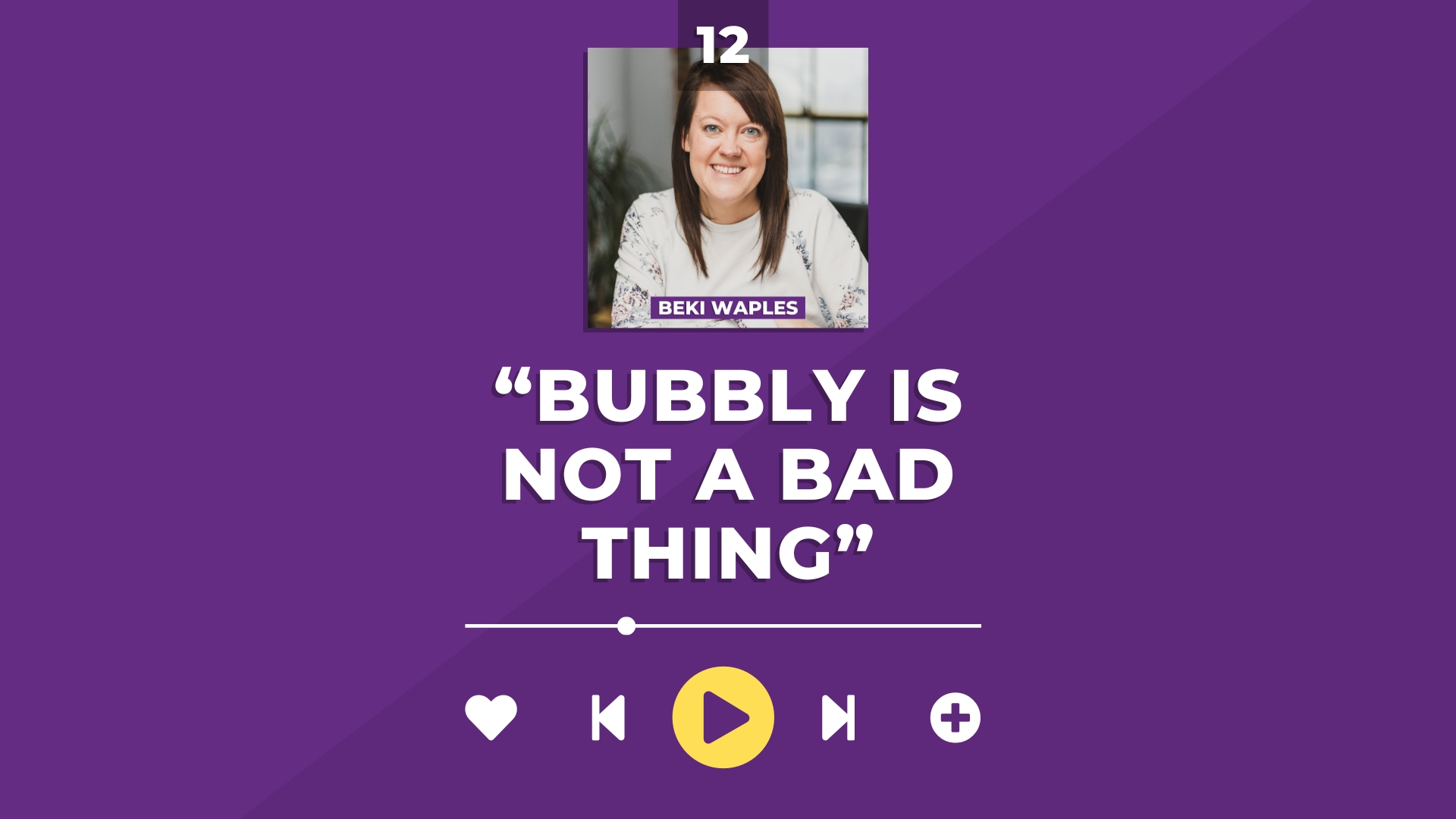 Stop negative self talk with Beki Waples