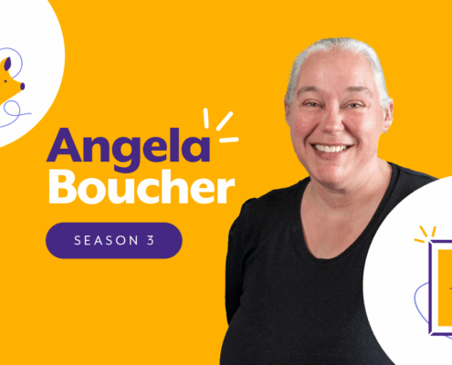 wildlife artist Angela Boucher on Ridiculously Happy Pplcast