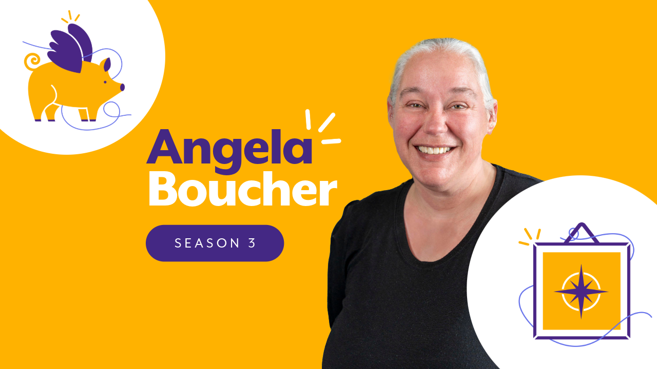 wildlife artist Angela Boucher on Ridiculously Happy Pplcast