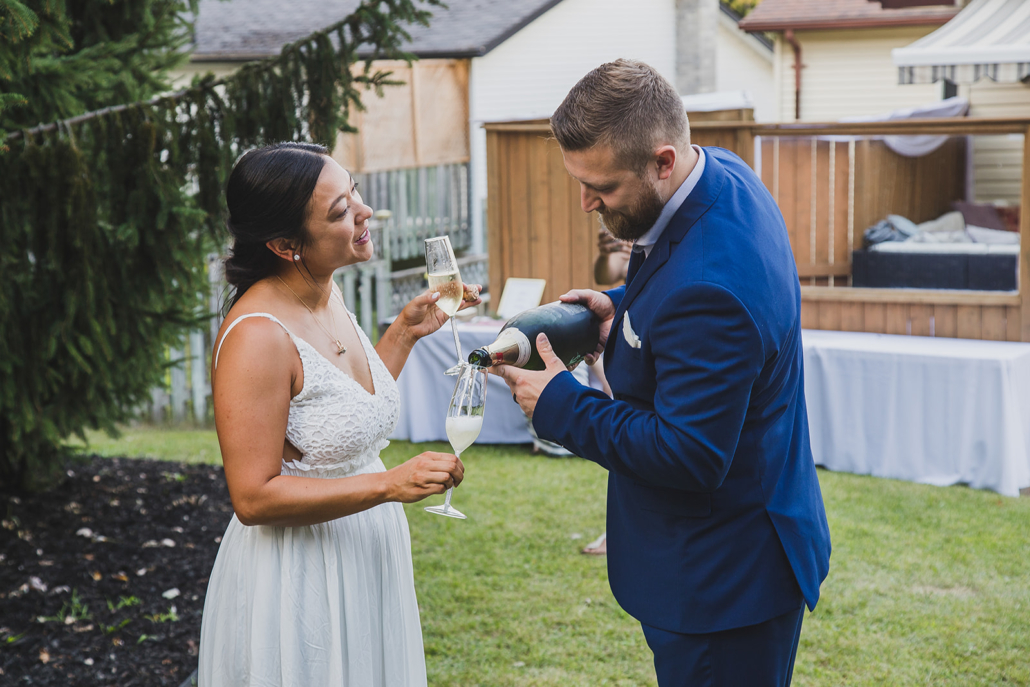 Barrie couple cheersing
