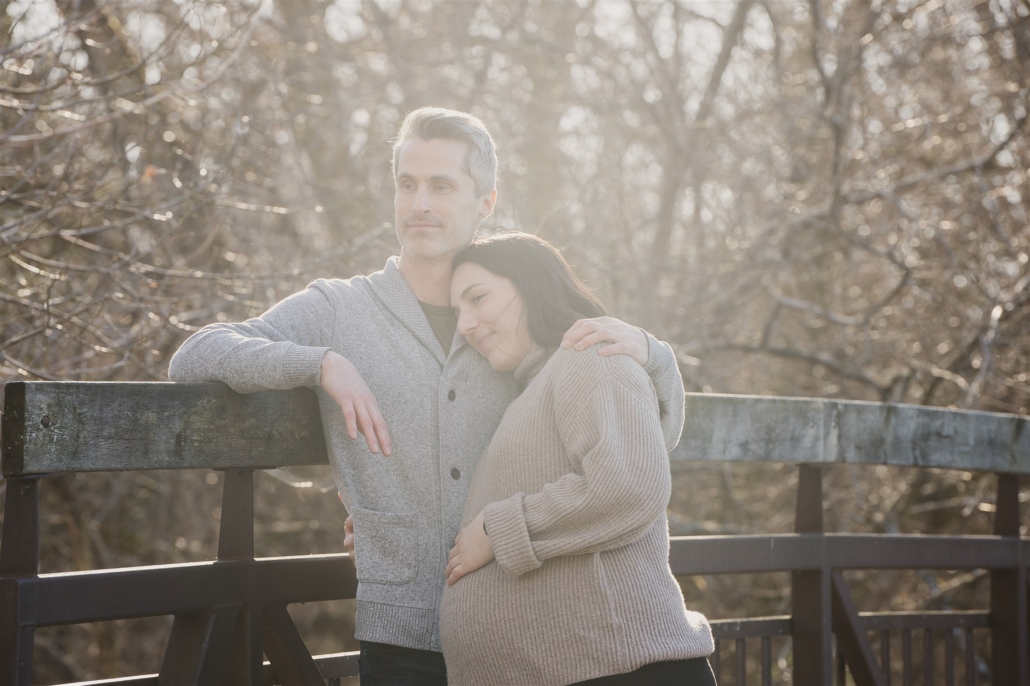 couple expecting in Collingwood, Ontario