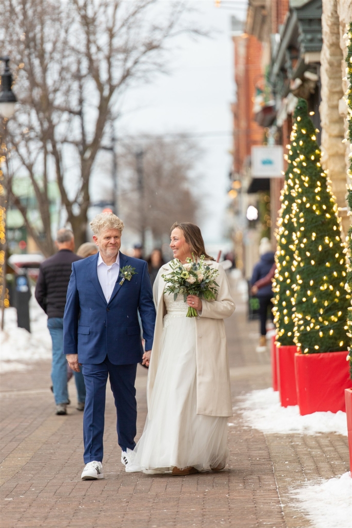 Christmas wedding in Collingwood