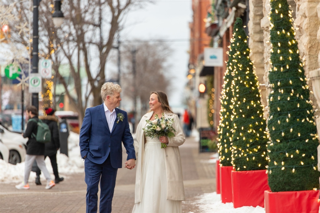 Christmas wedding in Collingwood