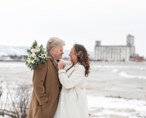 winter wedding in Collingwood