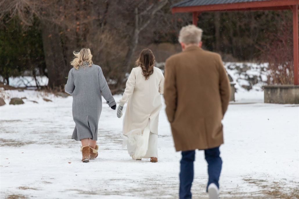 winter wedding in Collingwood