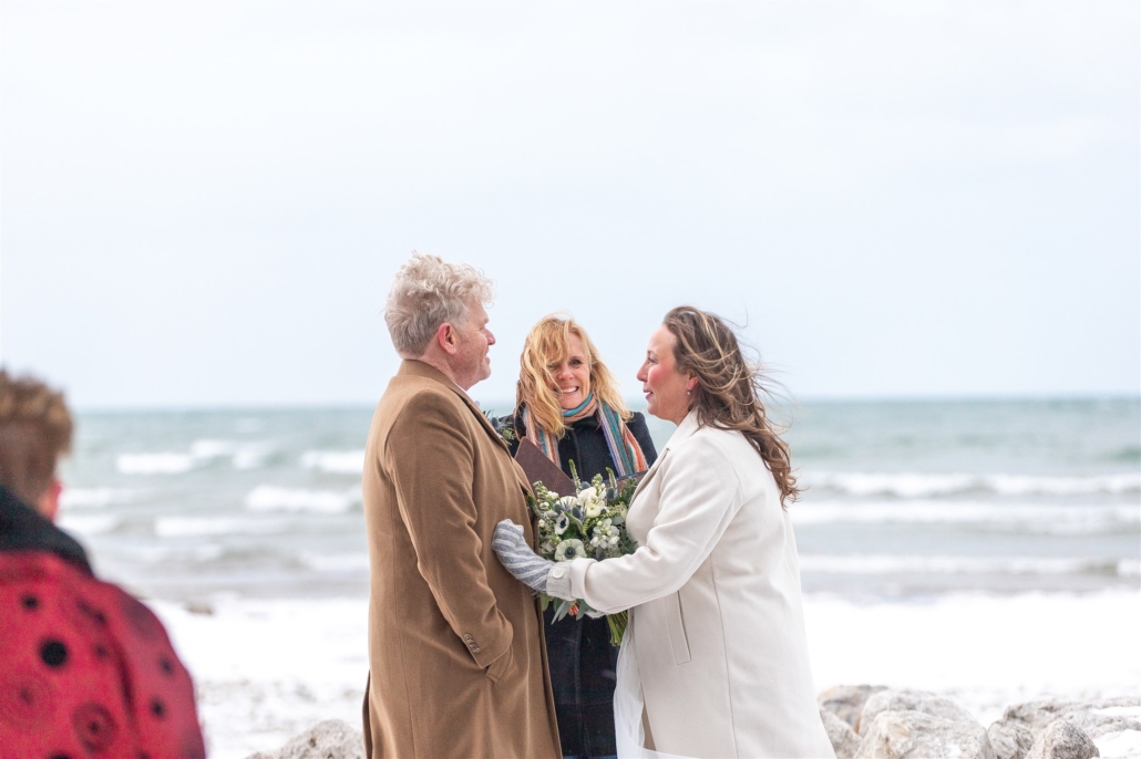 bride and groom at Sunset Point Park