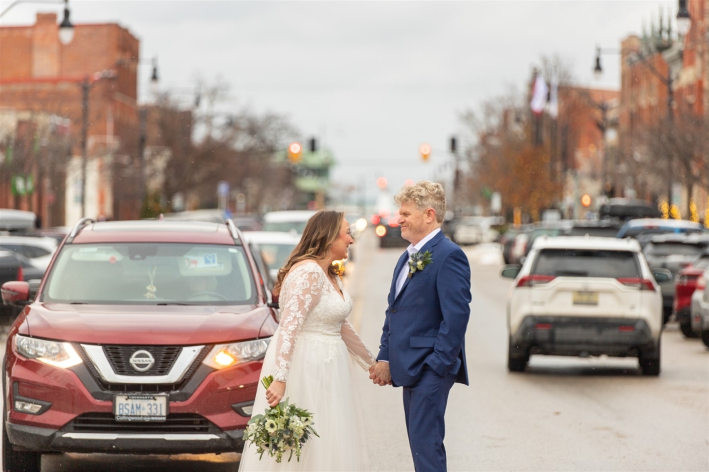 downtown Collingwood wedding photography