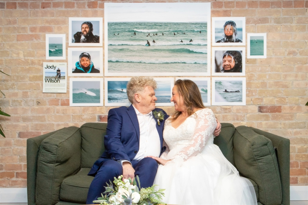 Georgian Bay Surf Club wedding photo