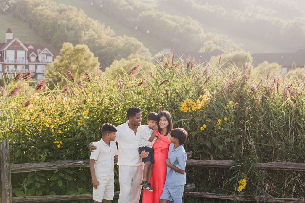 Blue Mountain Village family photography